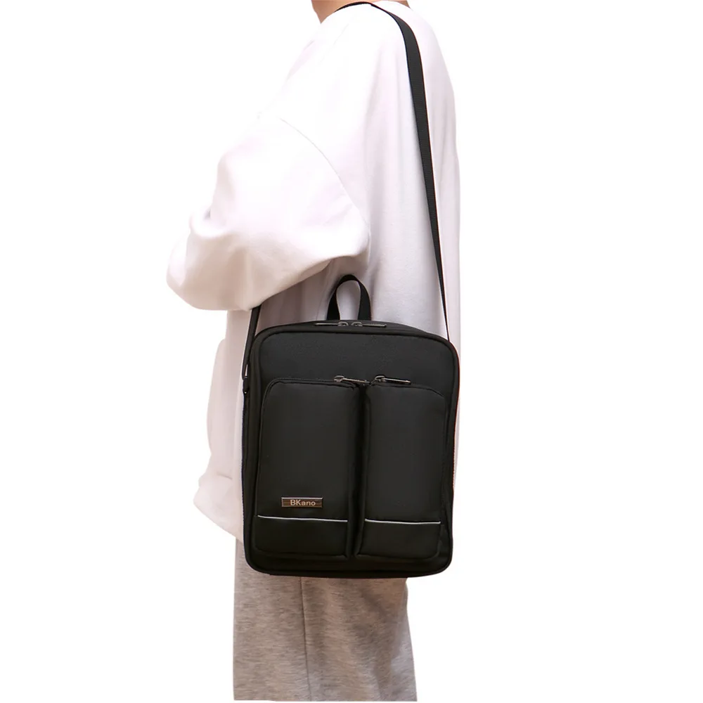 Sac à dos de transport pour DJI Mini 3 et Mini 3 Pro, noir, montrant le compartiment intérieur rembourré