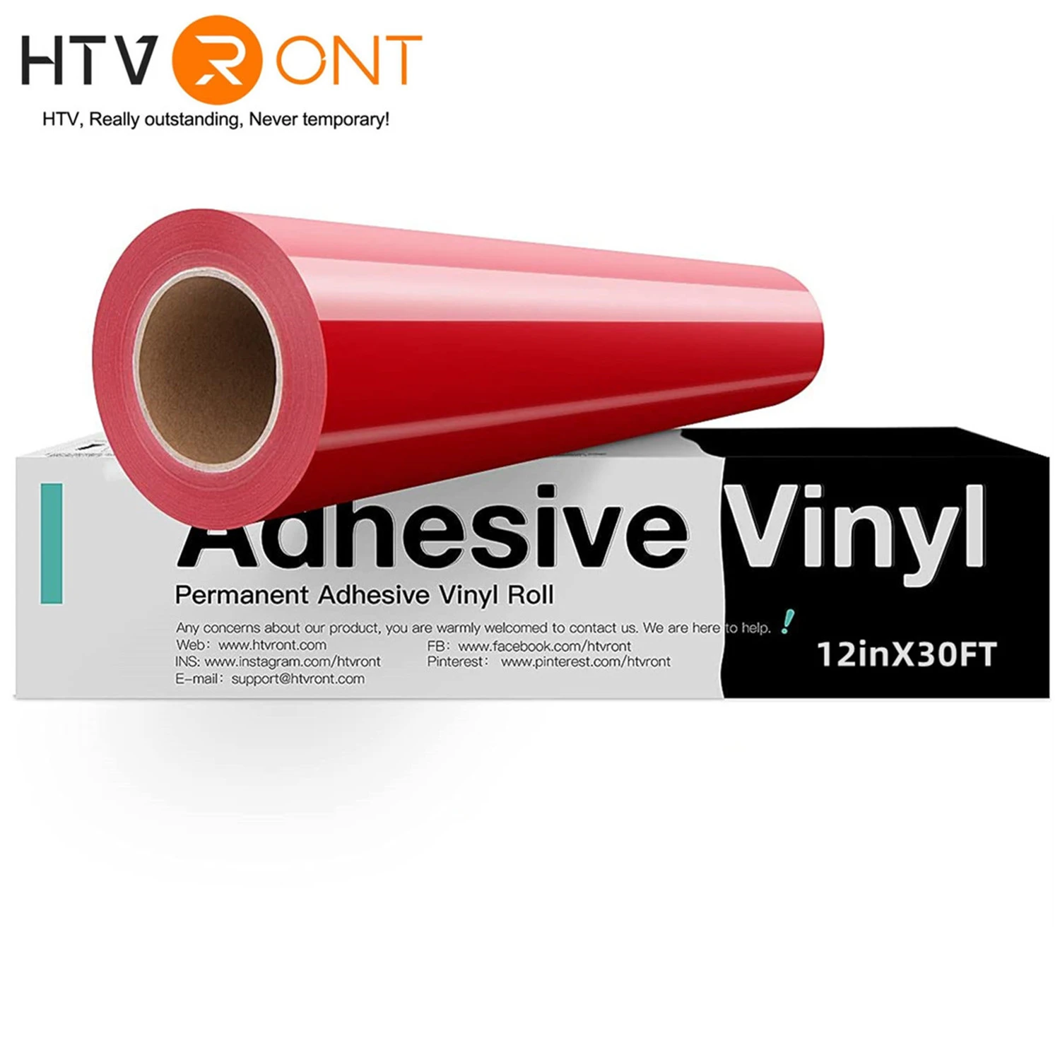 Htvront 12"x30ft/30x900cm Multi Colors Permanent Adhesive Vinyl Roll For  Cricut Craft Cutter Diy Cup Glass Case Decor Stickers - Decorative Films -  AliExpress