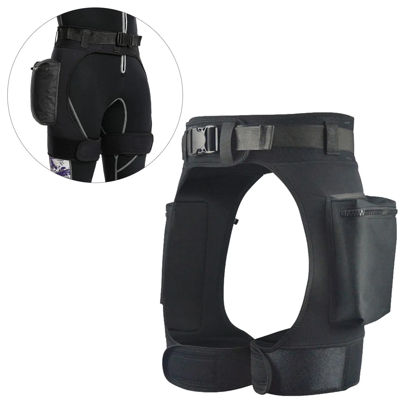 Short De Combinaison En Néoprène 2,5 Mm Pour Homme – Plongée, Surf, Kayak – Poche & Entrejambe Ouvert