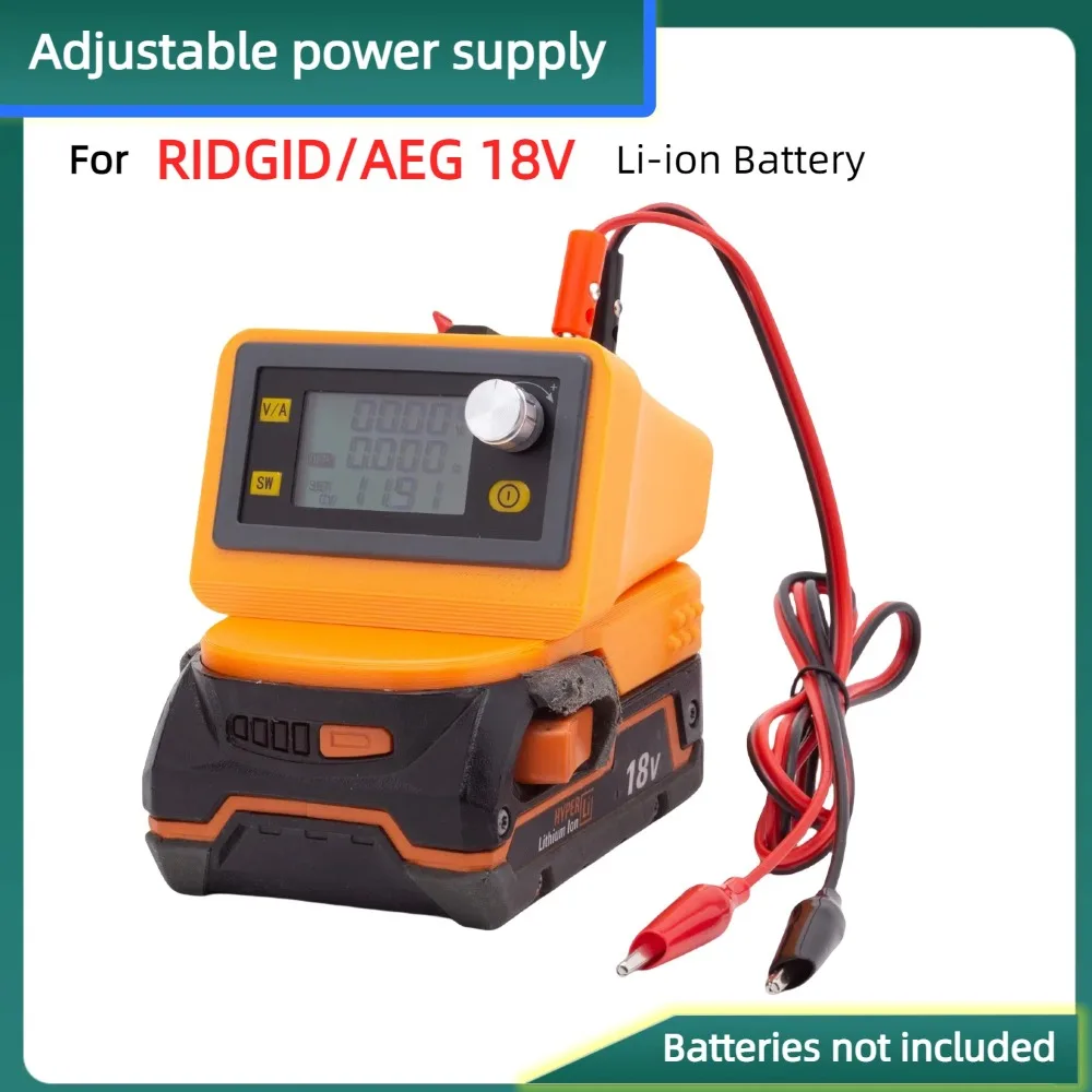 

Portable DC 6V-55V To 0-50V 5A 8A 250W 400W CNC Adjustable Power Converter, FOR RIDGID/AEG 18V Li-ion Battery (NO Battery)