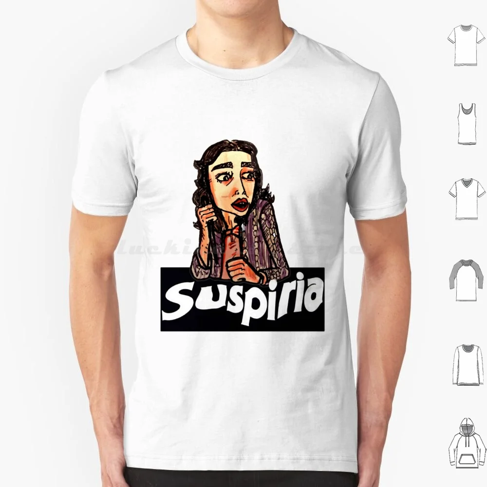 Chibi Suzy Supiria T Shirt Uomo Donna Bambini 6Xl Suspiria Supernatural Horror Giallo Film 1977 Blood Dario Goblin Argento
