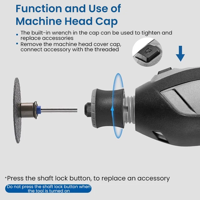 Dremel 8220 N/30 Rotary Tool Grinding Variable Speed Sander Polisher  Wireless Power Cutting with 2 Attachment 30 Accessories Set - AliExpress