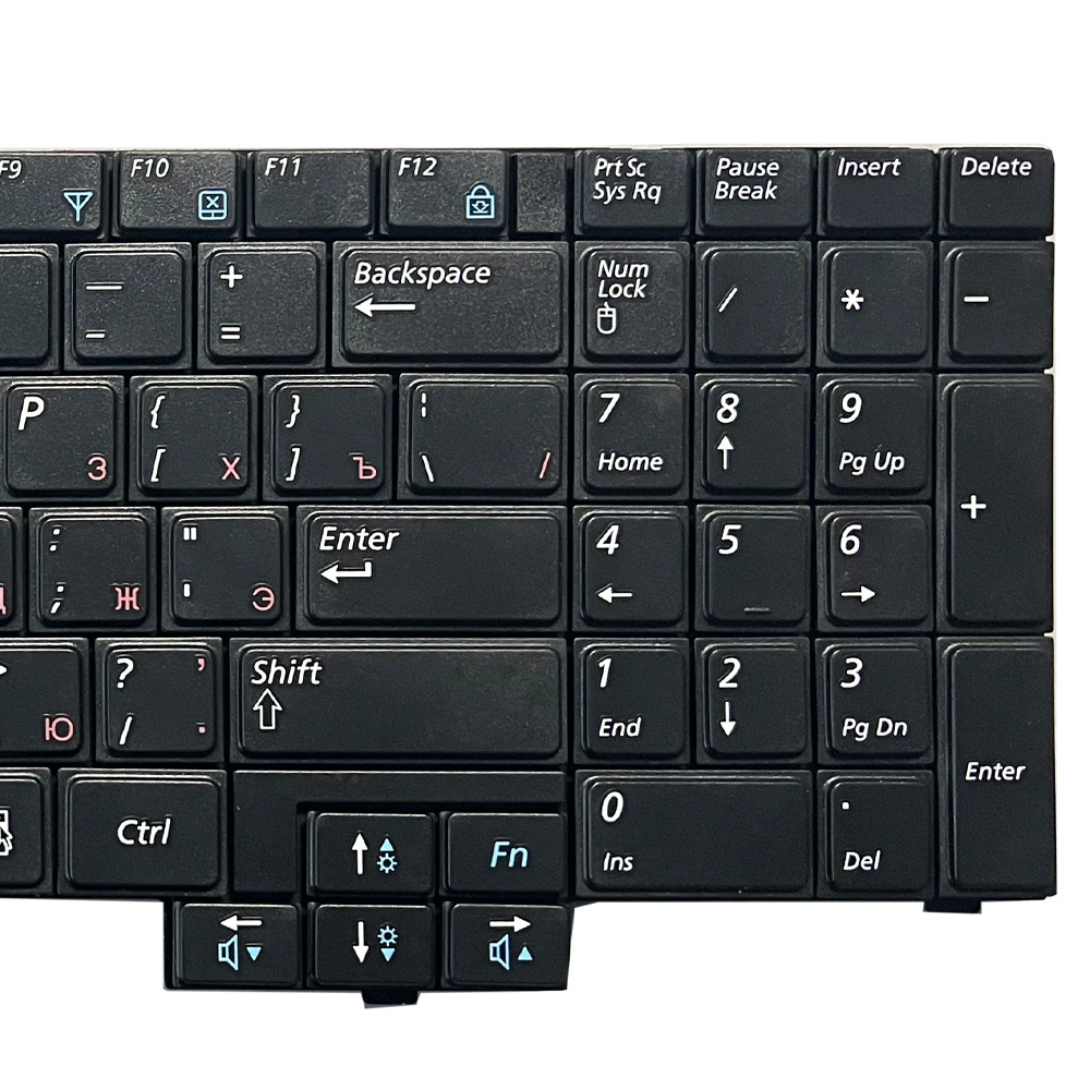 Teclado Russo para Samsung R620 Np-r620 R525 Np-r525 R528 R530 R540 R517 R719 Rv508 Rv510 S3510 E352 E452 P580 ru Preto Novo - Imagem 3