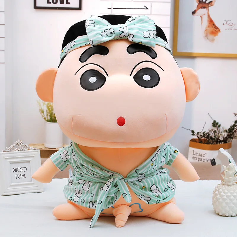 thumbnail image 1 of Popular peluche de juguete Rogue Crayon Shin Chan, lindo muñeco de peluche con capucha, pene burlón, polluelo, regalo divertido para amigos, Halloween, 1 of 5