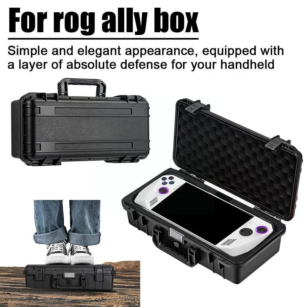 

Carrying Box Case For ASUS ROG Ally Gaming Highly Shockproof Dustproof Anti-fall Home Storage Bag Safety Case E6H2