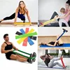 Various Color Yoga Sport Resistance Bands gym equipment TPE Home Fitness Elastic Bands Pilates strength training   workout 2