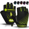 MOREOK Bike Cycling Gloves Half Finger Breathable 5MM Gel Pads  Bicycle Gloves Shock-Absorbing Mountain Bike Road Biking Gloves 1