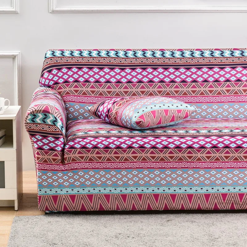 new Stretch Sofa Couch Cover For Living Room L Shaped Combination Chaise Sofa Slipcover Home Decor 1/2/3/4 Seats Removable 6