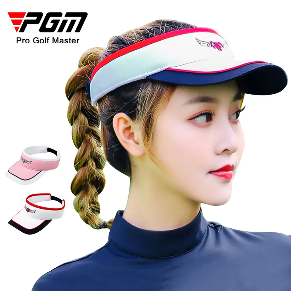 PGM manufacturer directly supplies golf caps for women without tops, sports hats for summer ventilation and sun protection