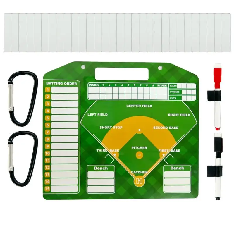 

Baseball Lineup Cards Dry Erase Lineup Board With Magnetic Design Sturdy Reusable Baseball Clipboard Baseball Magnetic Lineup