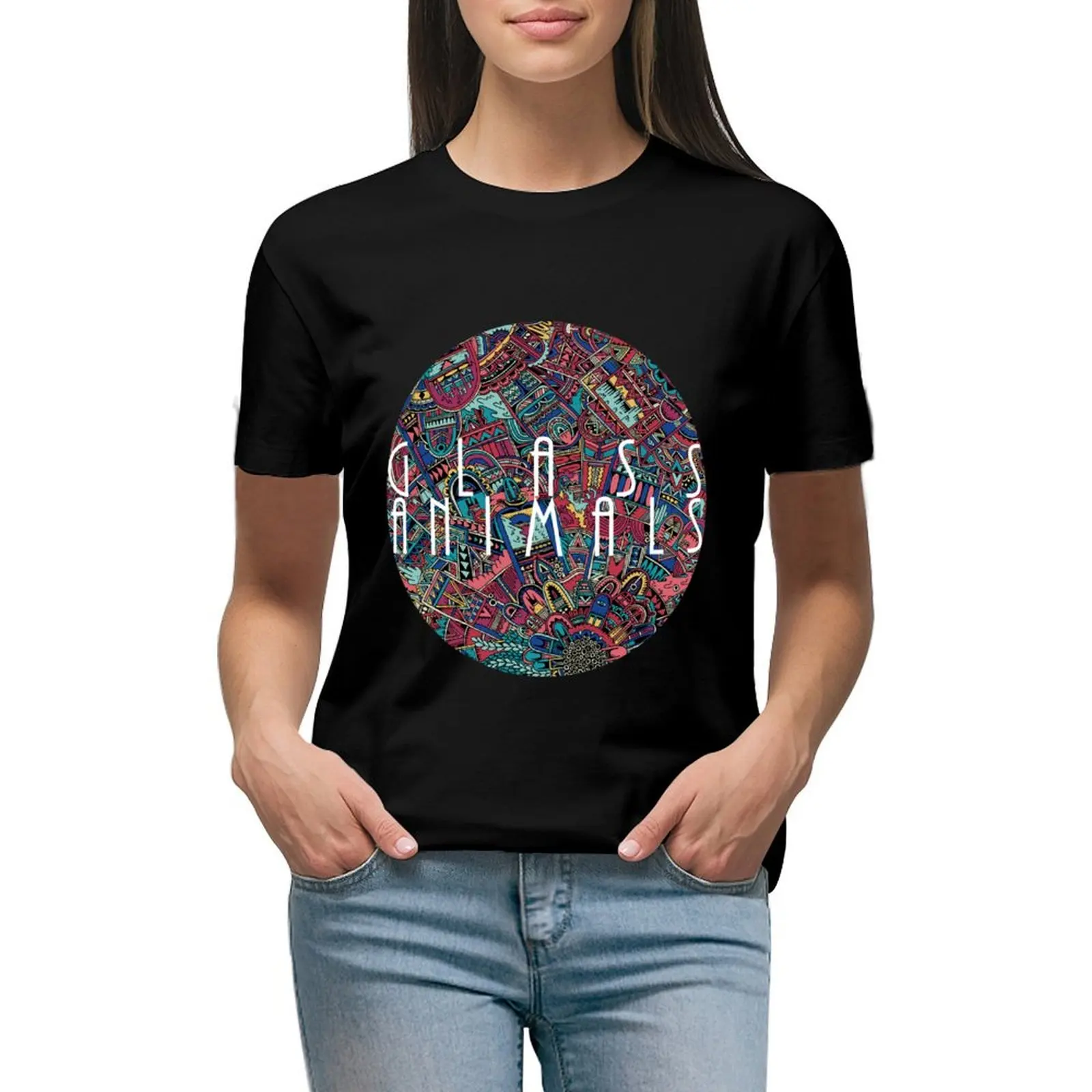 

Glass Animals T-Shirt aesthetic clothes Short sleeve tee kawaii clothes t shirts for Womens
