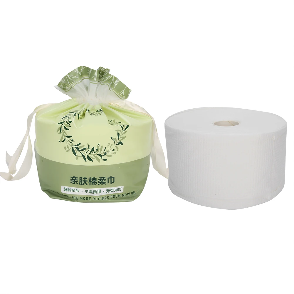 Disposable Cotton Face Towel Facial Cleansing Roll Paper Tissue Soft Skin‑Friendly