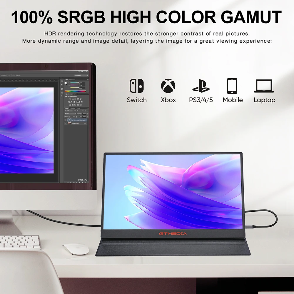 GTMEDIA  Ʈ 17.3 ġ 2560x1440 2.5K QHD 144HZ  Ʈ, ǻ Ʈ SLR ī޶, е ڽ ø X(S) PS4/5