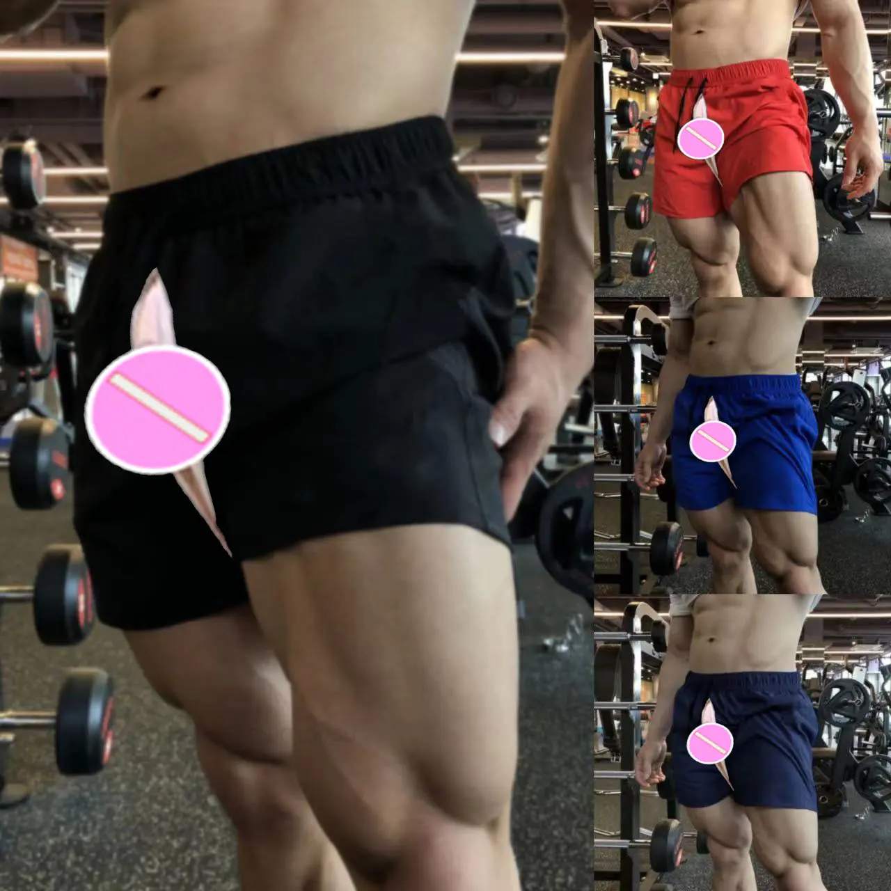 Invisible Open-Seat Pants Summer Shorts Men's Outdoor Sex Convenient Thin Loose Casual Shorts Men's Closing Basketball Shorts