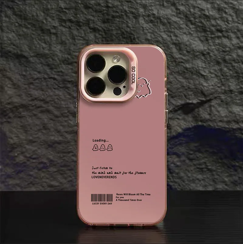 Elegant Senior Ghost Character Case - Sleek and Protective Cover Design