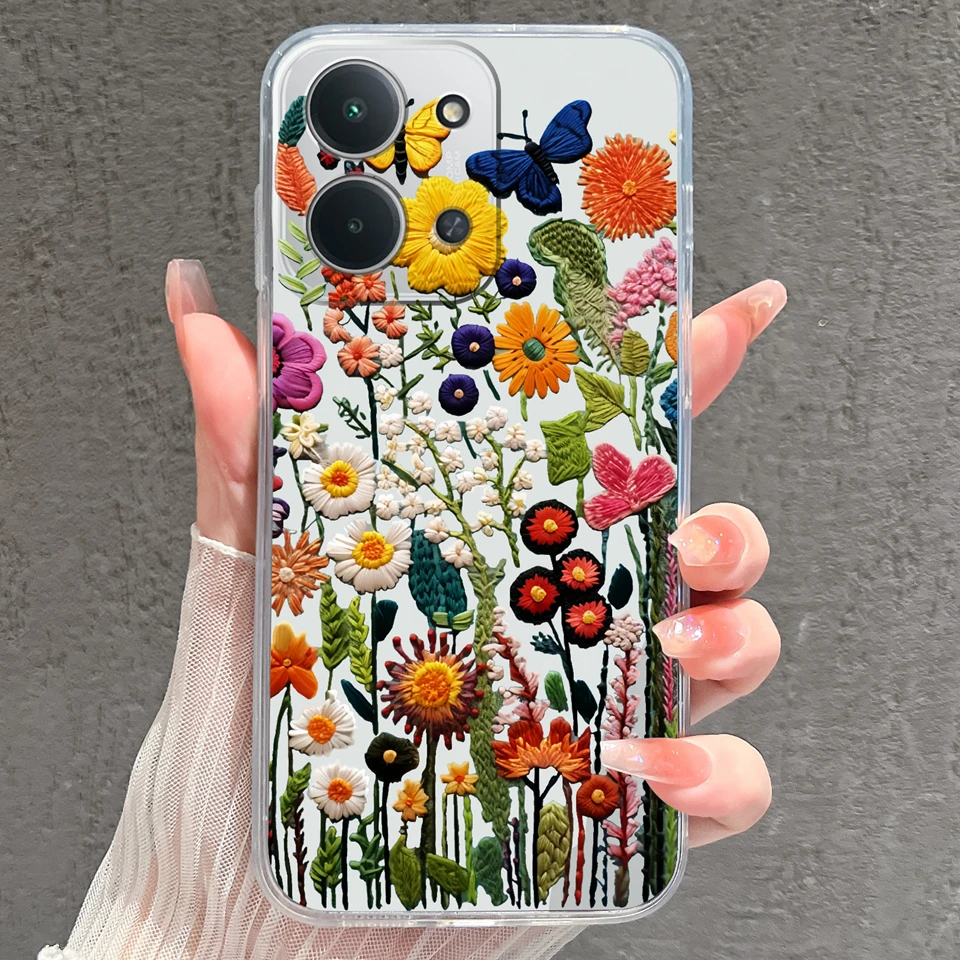 Cartoon Penguin Pig Shockproof Transparent Phone Shell Bumper