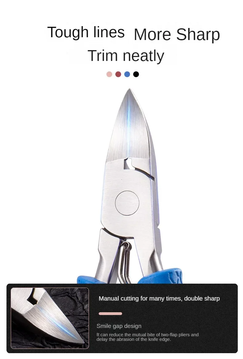 Description Picture 6 of itemToenail Clippers Dead Skin Remove Nail Ingrown Eagle Nose Nipper Cuticle Scissors Nail Cutter Paronychia Tools Pedicure Manicure