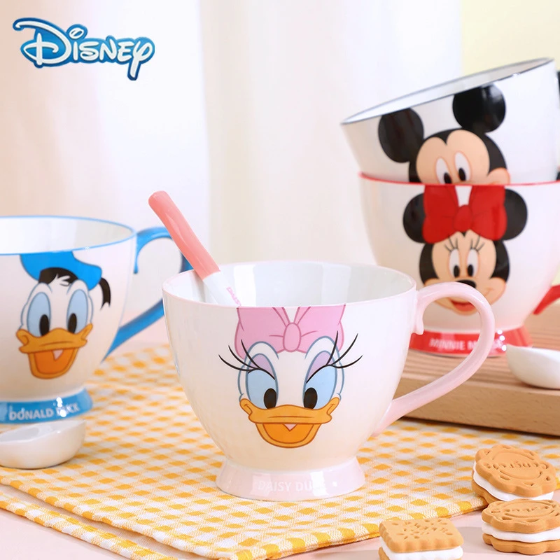 Disney Minnie Breakfast Cup Anime Water Cup 1-Pcs