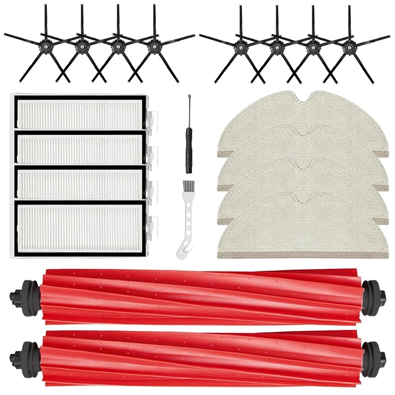 

Запасные части для Roborock Q7, набор аксессуаров для Roborock Q7 / Q7 +/Q7 Max/Q7 Max + Роликовые щетки для пылесоса