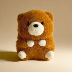 Children's Cartoon Animal Plush Toy - Cute and Soft Stuffed Doll for Girls' Gift and Decor (Bear)