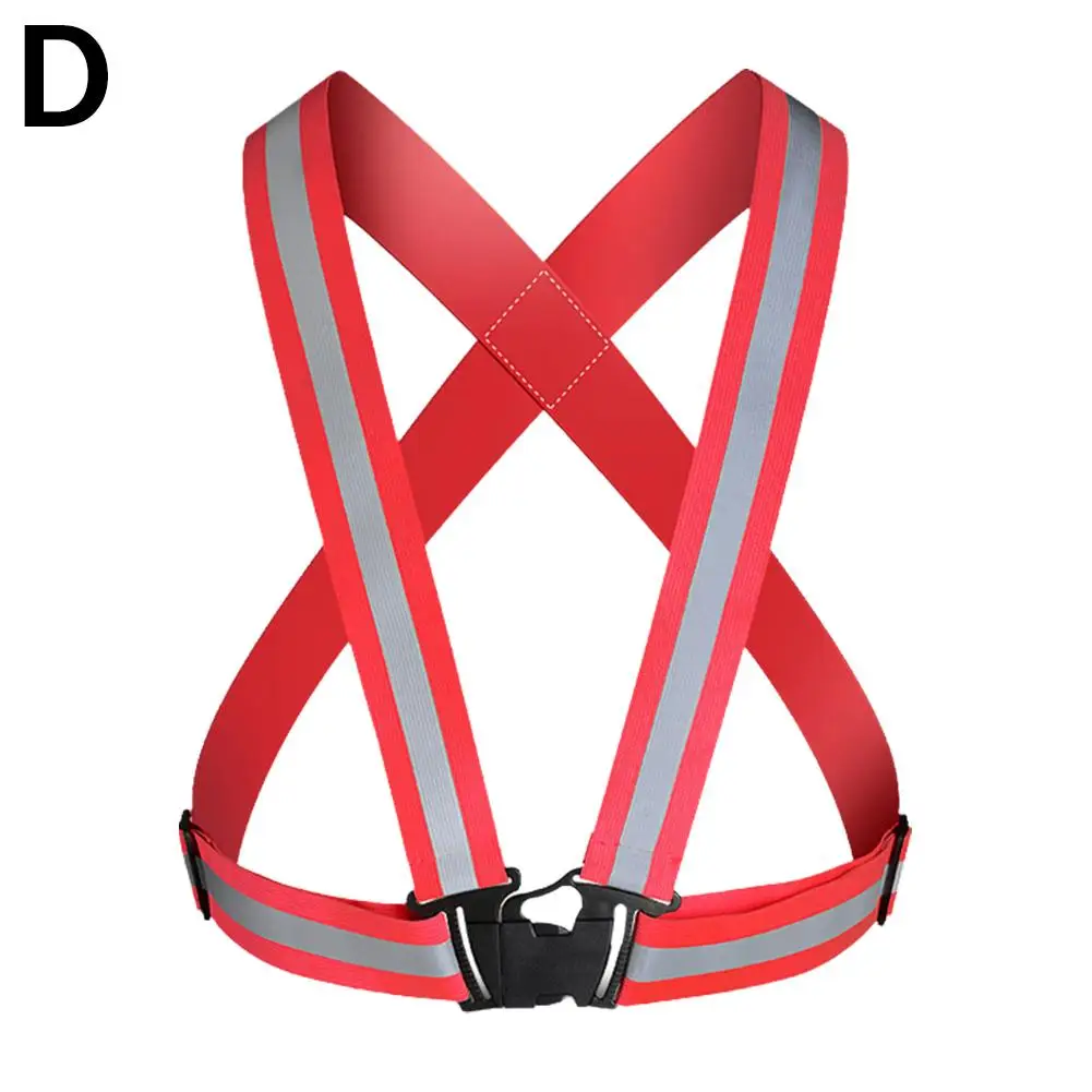 Gilet Riflettente ad Alta Elasticità per Ciclismo all'Aperto - Gilet Sportivo con Spallacci Regolabili e Riflettività Visibile per Ciclismo