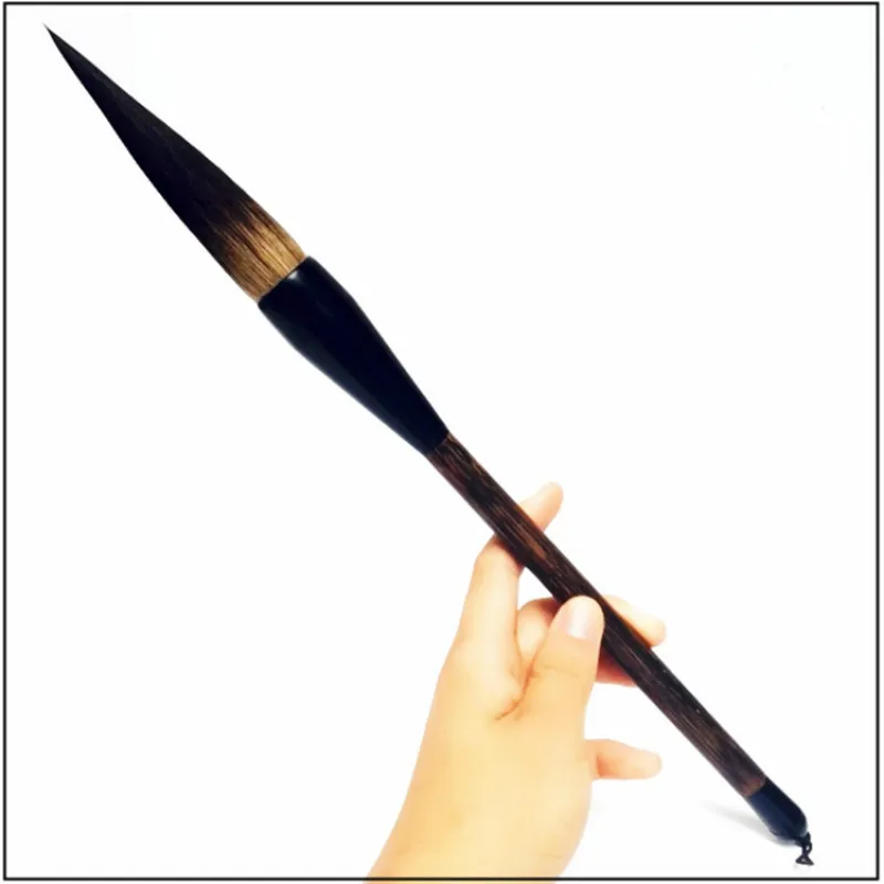 Calligraphy Brush Chinese Calligraphy Brush Pen Long Bear Hair Wool Hair Brush Running Script Cursive Script Drawing Caligraphy Tinta China