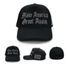2025 New MAGA Baseball Cap Make American Great Again USA Donald Trump Hat Adjustable 58-60cm Maga Embroidery Hats 1