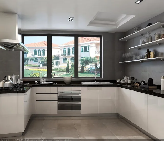 ชุดเฟอร์นิเจอร์บ้านสั่งทําพิเศษ - ตู้ครัว + ตู้เสื้อผ้า + ชั้นวางหนังสือ |   ขนาดและวัสดุที่ปรับแต่งได้ 1