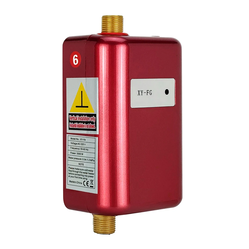 Electric Water Heater Instantaneous Tankless Instant Hot Water Heater Kitchen Bathroom Shower Flow Water Boiler 110V/220V