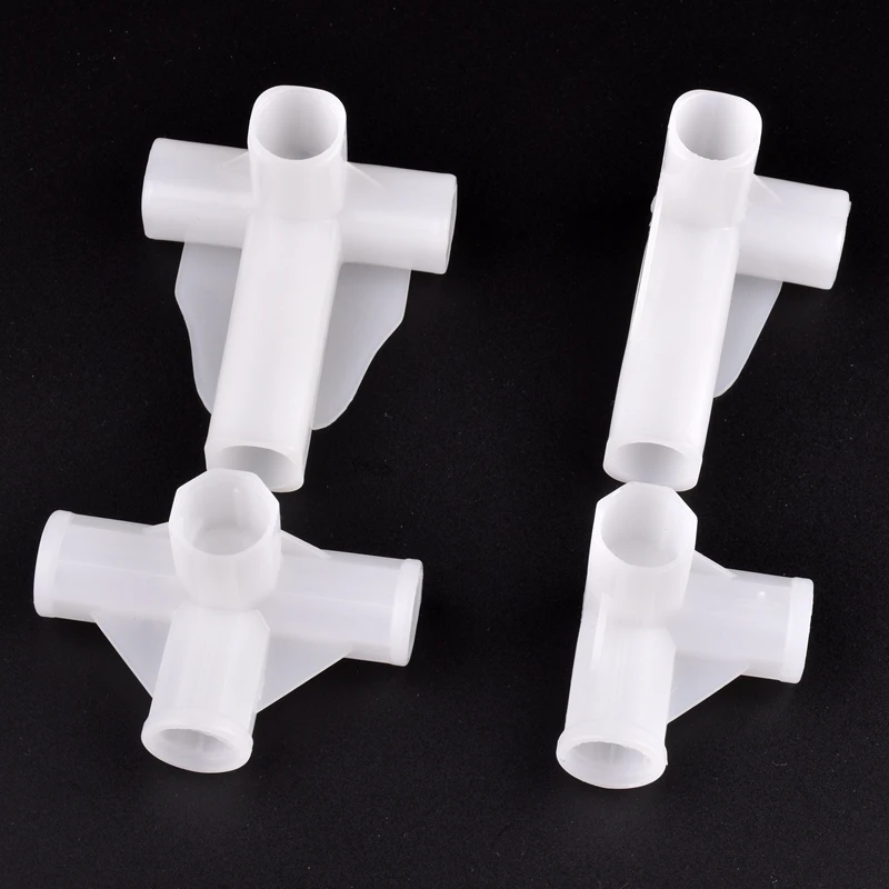 Description Picture 3 of item2~20Pcs Tee Four Way Plant Support Connector Inner Dia16mm Water Pipe Joint Shelf Tent Fixed Fittings DIY Yard & Garden Decors