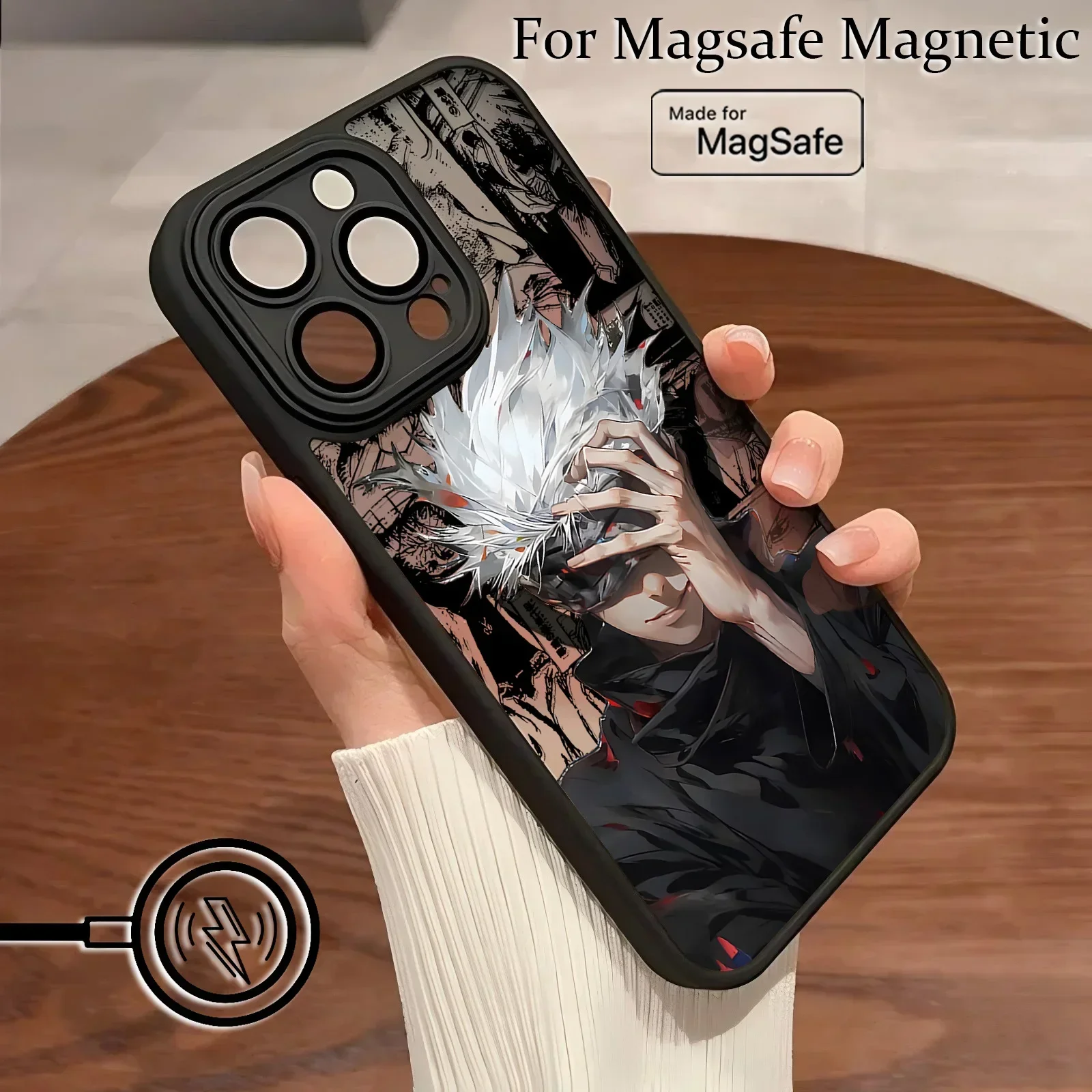 Anime Jujutsus Kaisen Matte Magnetic Phone Case