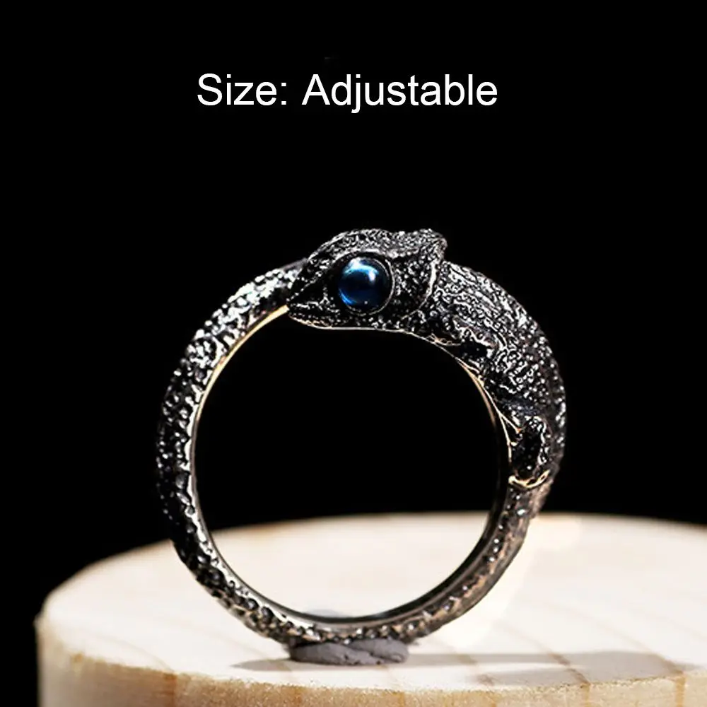 Cool Retro Rings Adjustable Lizard Personality Ring Chameleon Ring ...