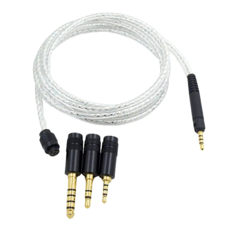 

Get the Perfect Headset Silver Plated Cable for HD518 HD558 HD598 HD569 HD579 HD599 Headphone Upgrades Your Wire