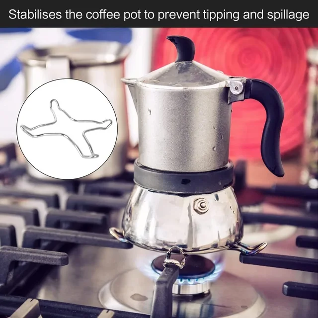 Maker Coffee and Pot for Tips Four Reducer Reduction Cross Grid Holder Plate Cooking Gas Holder, Stove Gas Pieces 2 Maker Coffee and Pot for Tips Four Reducer Reduction Cross Grid Holder Plate Cooking Gas Holder, Stove Gas Pieces 2