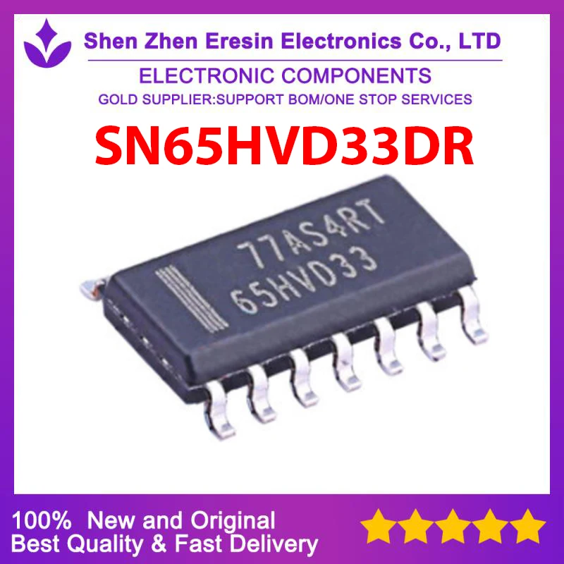 

Free shipping 1PCS/LOT SN65HVD33DR SOP8 New and original