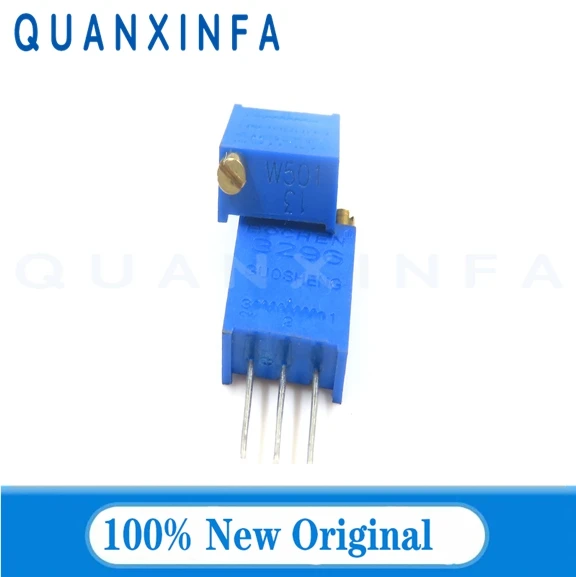 3296W-103 104 3296W 10 50 100Ohm 1K 2K 5K 10K 20K 50K 100K 200K 500K 1M 2M Ohm 200R 500R Trimpot Trimmer Potentiometer 5PCS trimmer potentiometer