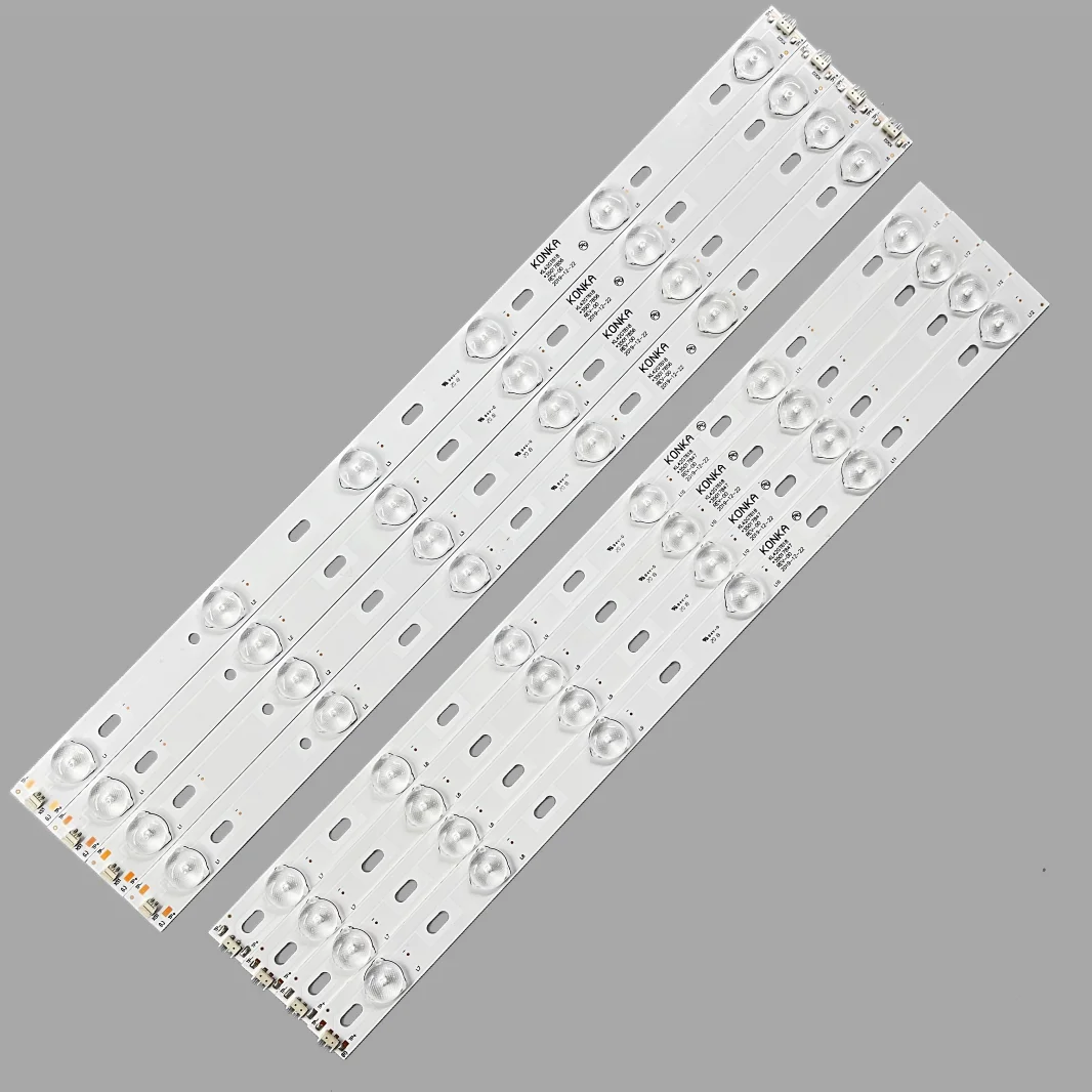 New 8pcs/kit LED Backlight strip 6+6 lamp For Konka 42