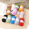 4 Strands Colored Wool Yarn Hand Knitting Raw Materials Hand-knitted Hats and Scarfs. 1