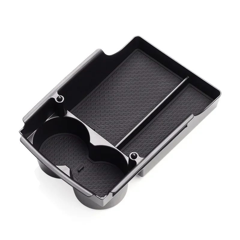Für Tesla Modell X Modell S Auto Center Konsole Armlehne Lagerung Box Fach Organizer Anti-Slip Matten Lagerung Aufräumen auto Lagerung Box – Detail 6