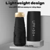 Mini Folding Automatic Umbrella Anti UV Rain Sun Umbrella Fashion Portable Windproof Light Women Men Children Capsule Umbrella 1