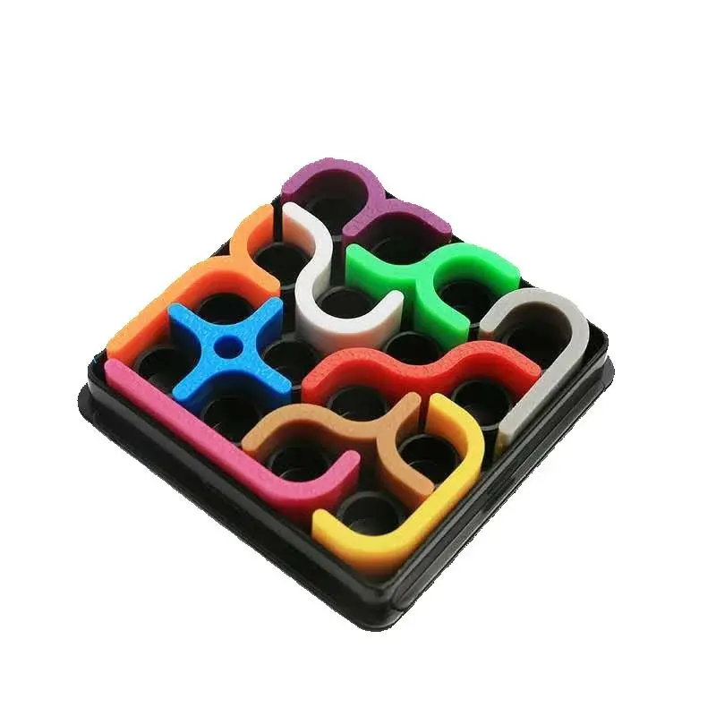 Creative 3D Intelligence Puzzle Crazy Curve Sudoku Puzzle Games Geometric Line Matrix Puzzle Toys For Children Learning Toy Gift