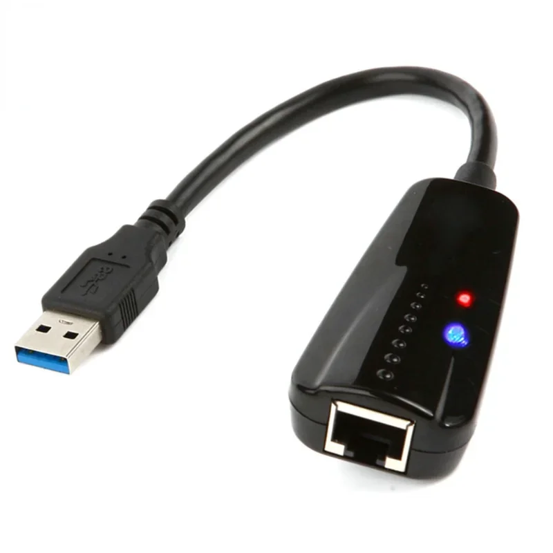 DM-HE78 드라이브 프리 기가비트 네트워크 카드, USB to RJ45 유선 외부 네트워크 케이블 변환기, RTL8153, USB3.0