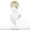 L-email wig Synthetic Hair Anime Wind Breaker Ren Kaji Cosplay Wig 30cm Short Hair Wigs Heat Resistant Wig 4