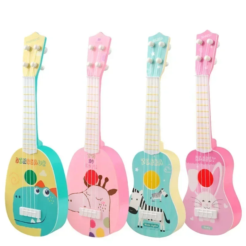 Kids Guitar Musical Instrument Ukulele Musical Montessori Toys for Children Learning Educational Toys Christmas Birthday Gift 6