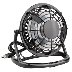Enfriador de escritorio pequeño de 5V CC, ventilador de refrigeración USB, Mini ventiladores USB, funcionamiento súper silencioso para PC, portátil y Notebook