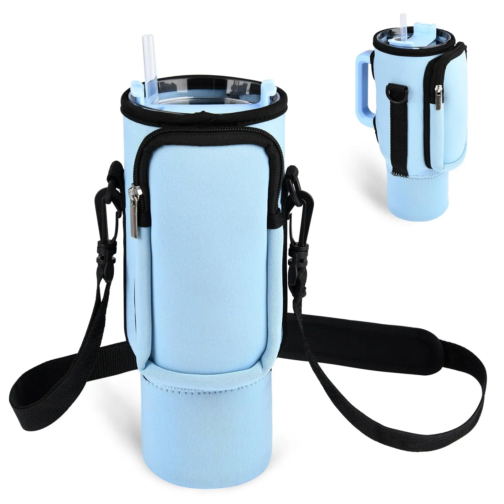 Xxerciz Water Bottle Carrier with Phone Pocket for Simple Modern Stanley 40  oz Tumbler with Handle Quencher, Water Bottle Holder with Strap, Stanley  Cup Accessories for Walking Travelling Camping - Yahoo Shopping