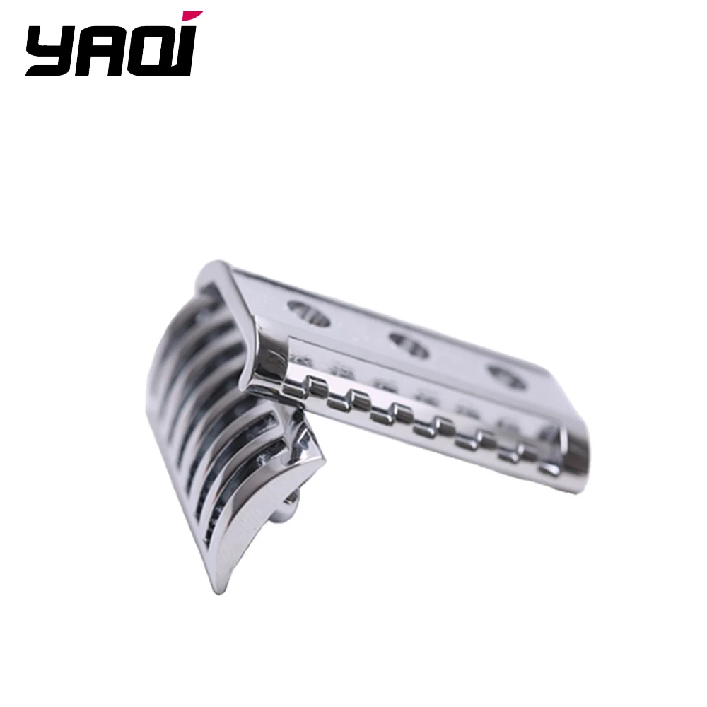 YAQI  Chrome Color  KNIGHT-HELMET Safety Razor Head  for Mens Shaving Razors yaqi matte chrome color mellon safety razor head for shaving razors