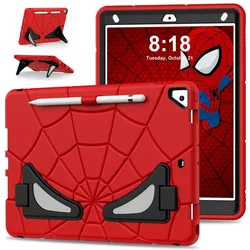 Durable Shockproof Kids Tablet Stand Cover for Pro 11 2021 2022 (Red-Black)