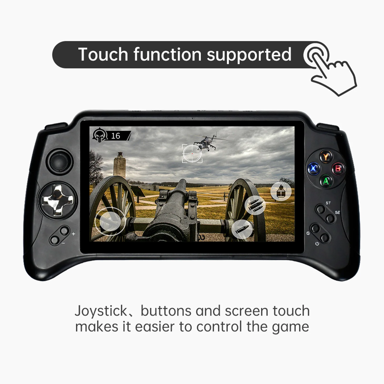 2022 New X17 Android 7.0 Handheld Game Console 7inch IPS Touch Screen Portable WiFi Gamepad Quad Core 2G 32G Retro Game Players