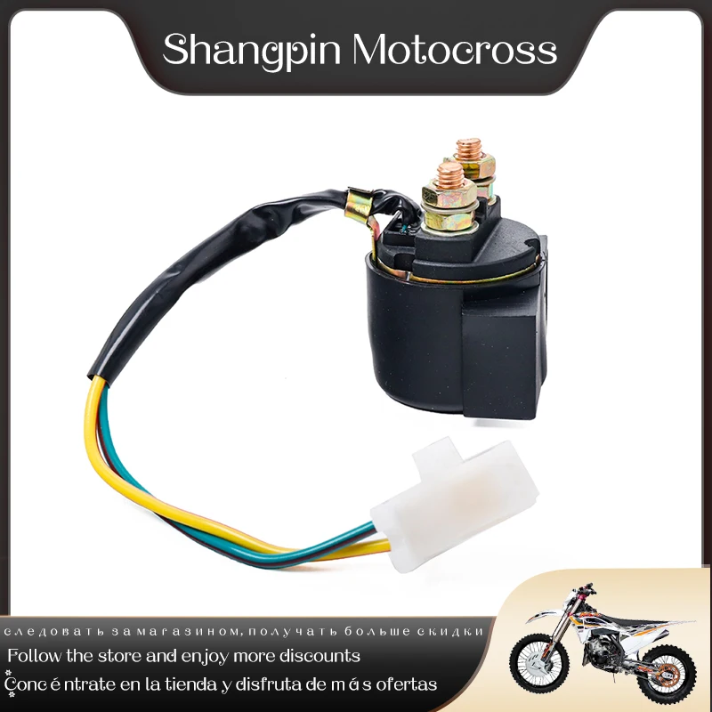 Starter Relay Solenoid Valve For Scooter ATV Kart Motorcycle Start